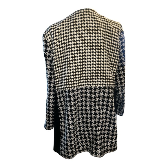 Chico’s Patched Houndstooth Statement Jacket Size 3P (16/18P) KD1 - Picture 3 of 8